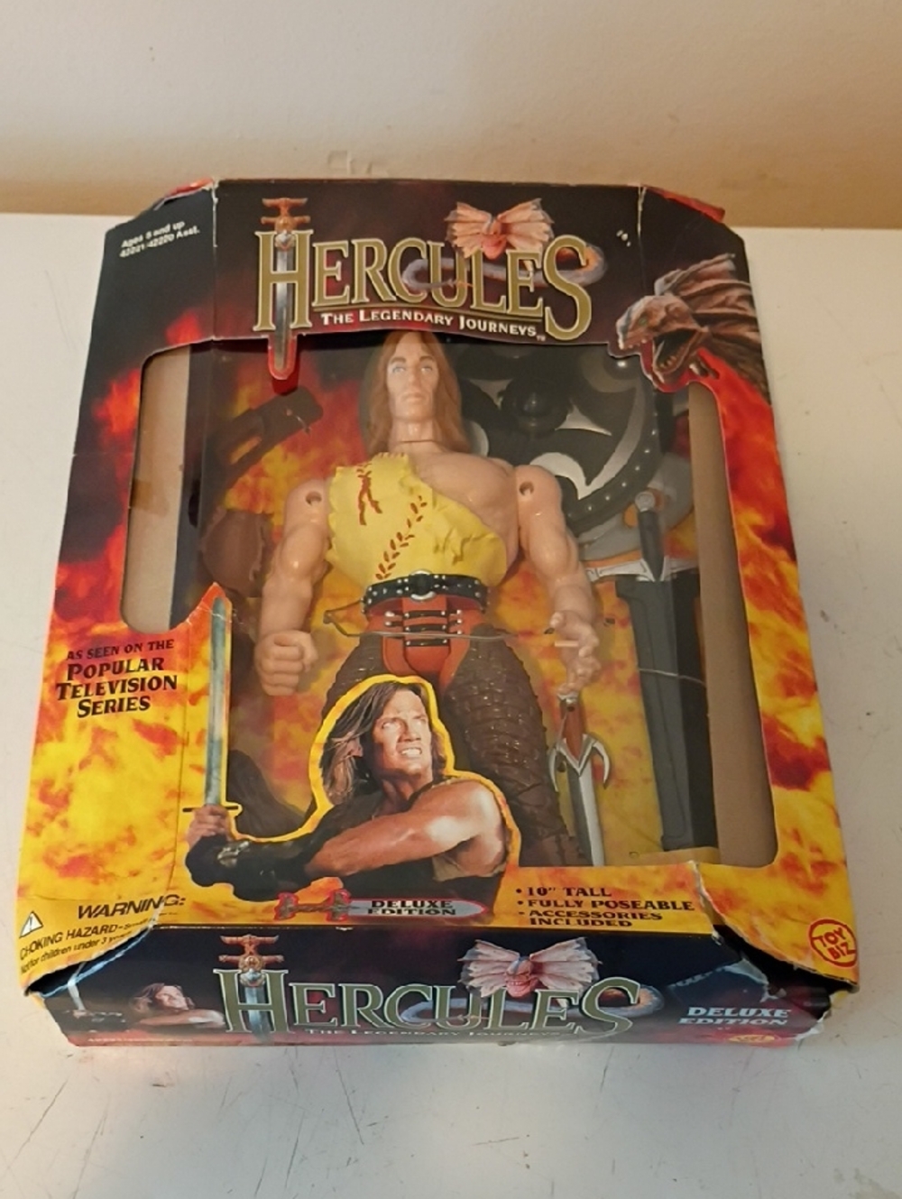 1996 Toybiz Hercules Deluxe Action Figure Set